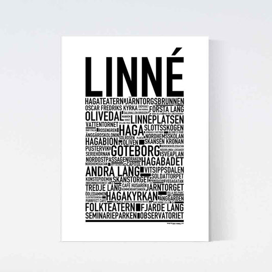 Linné Text Poster