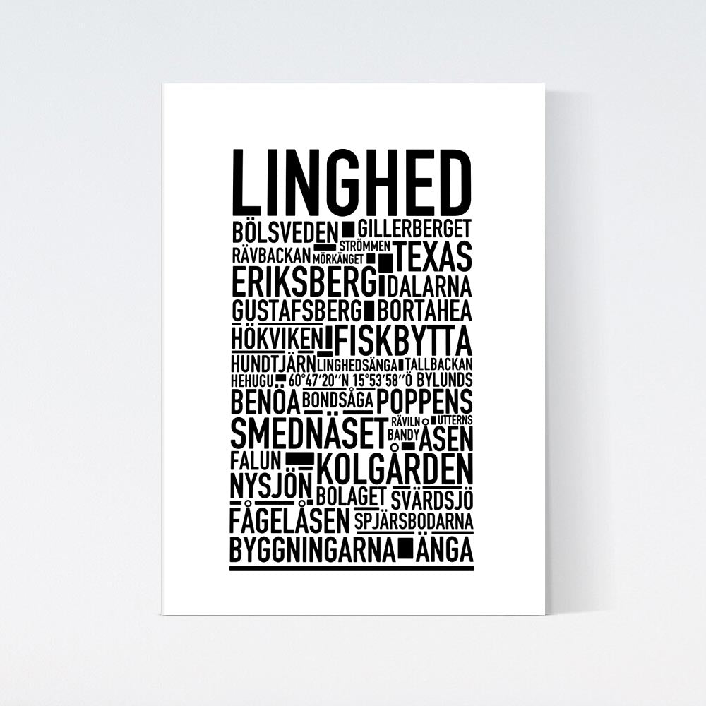 Linghed Text Poster