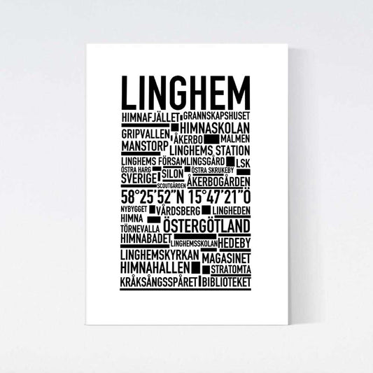 Linghem Text Poster