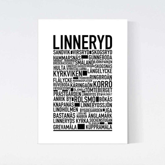 Linneryd Text Poster
