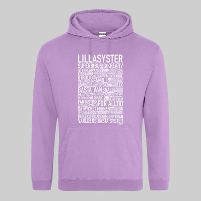 Lillasyster 2024 Text Hoodie