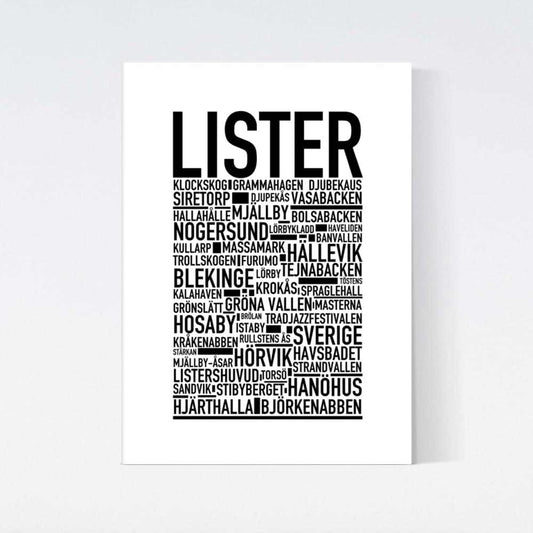 Lister Text Poster