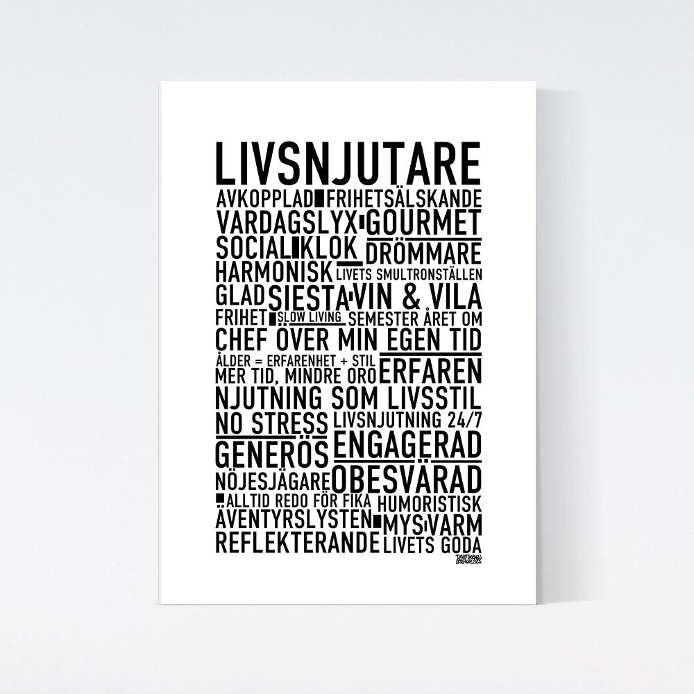 Livssnjutare Text Poster