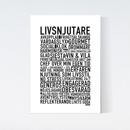 Livssnjutare Text Poster