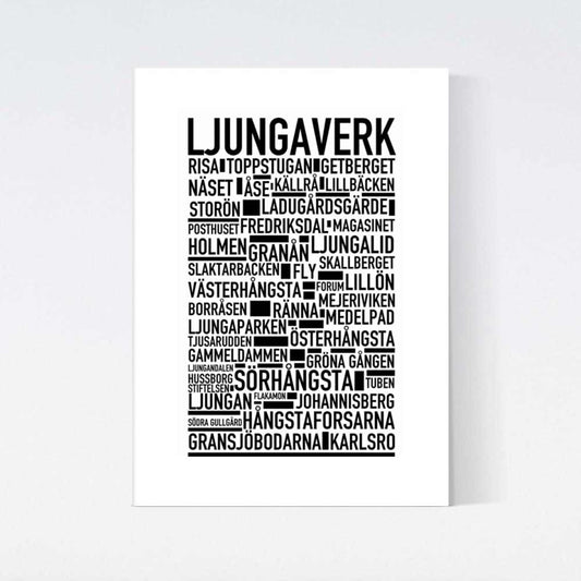 Ljungaverk Text Poster