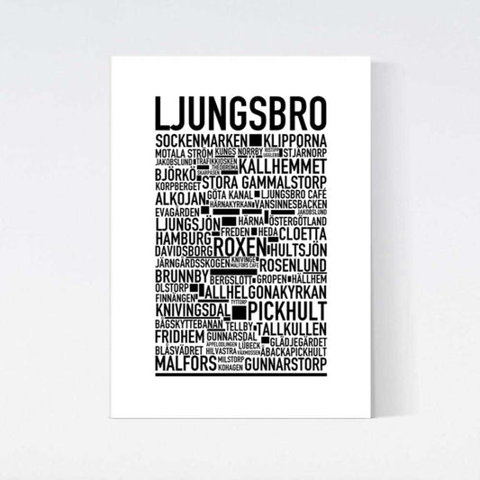 Ljungsbro Text Poster