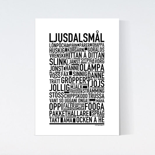 Ljusdalsmål Dialekt Text Poster