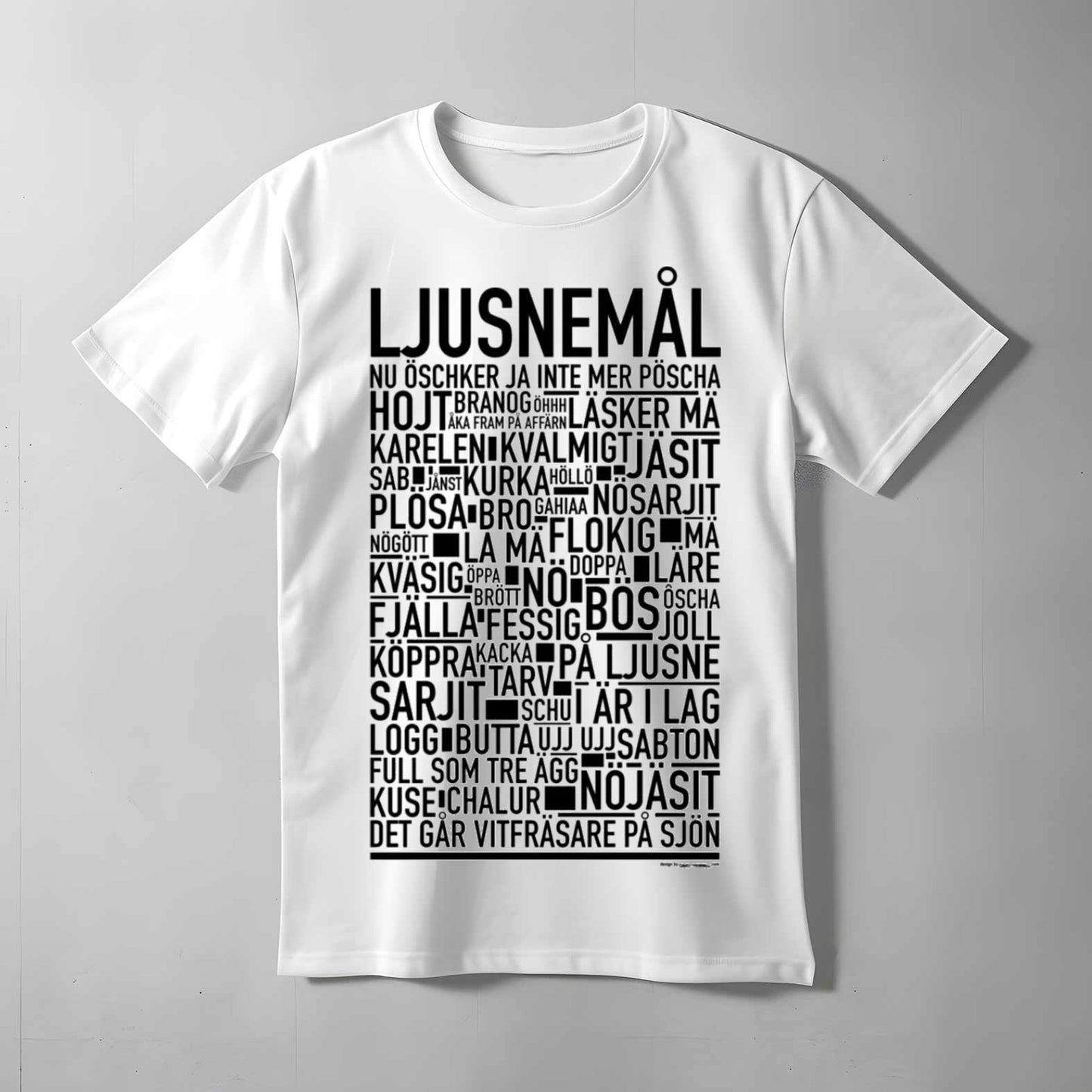 Ljusnemål Dialekt T-shirt