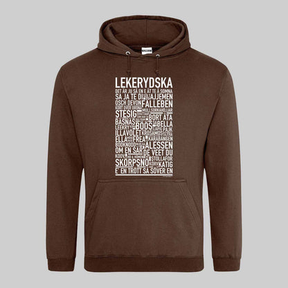 Lekerydska Dialekt Text Hoodie