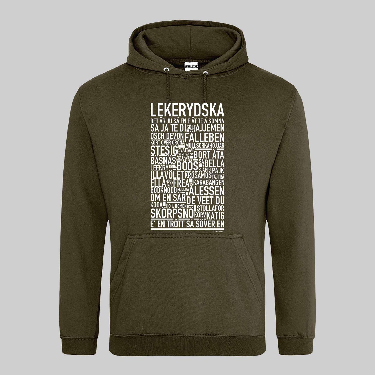 Lekerydska Dialekt Text Hoodie