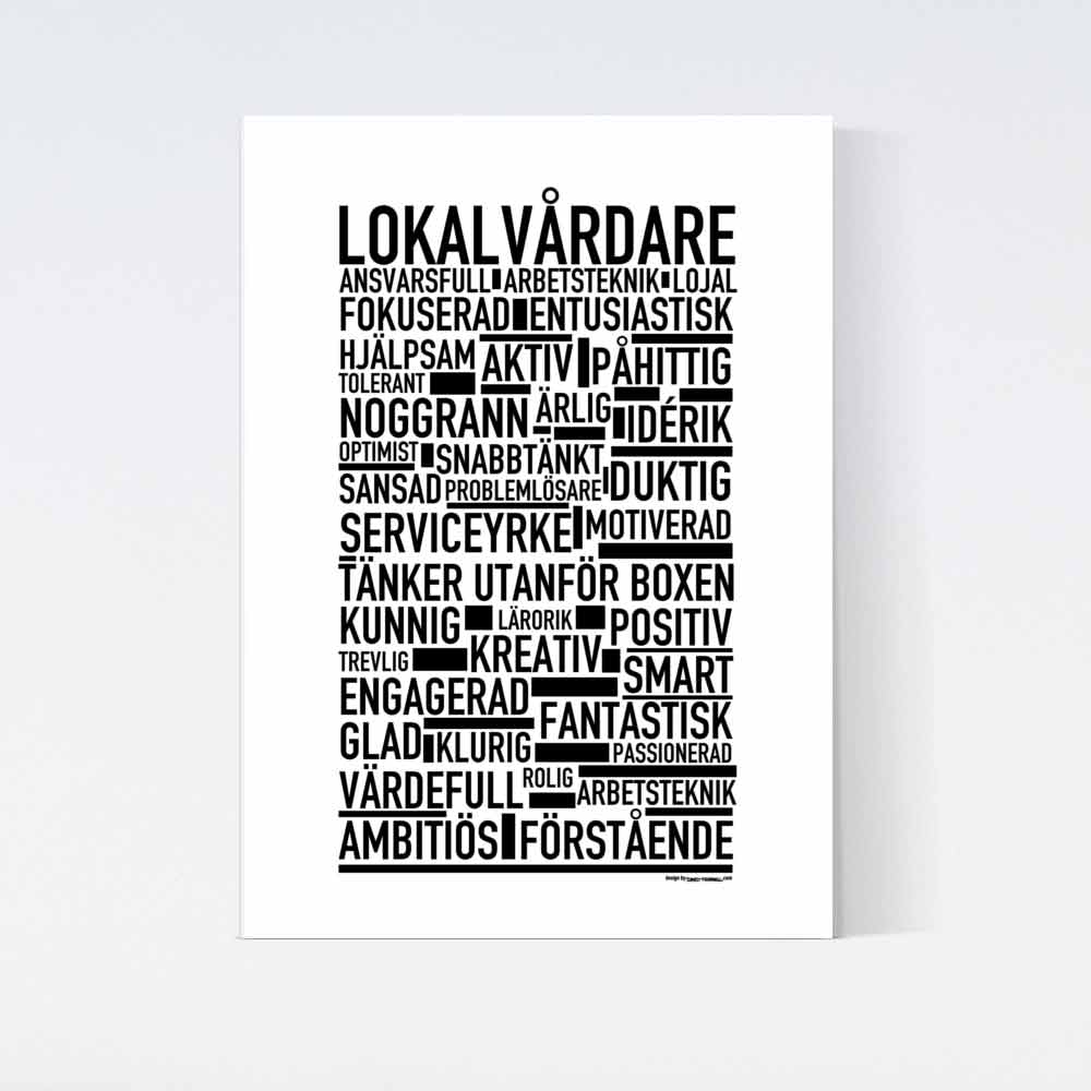Lokförare Text Poster