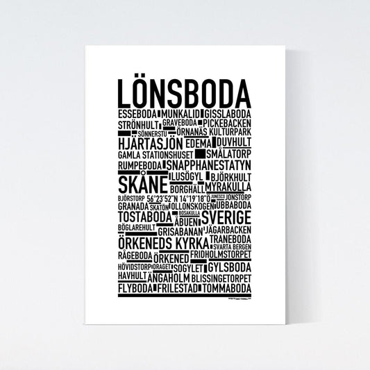 Lönsboda Text Poster