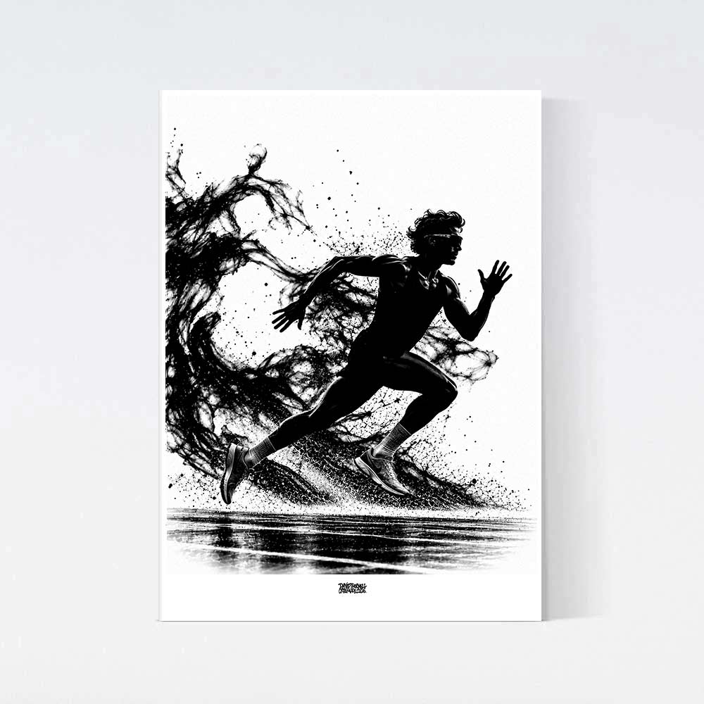 Löpare Man Poster