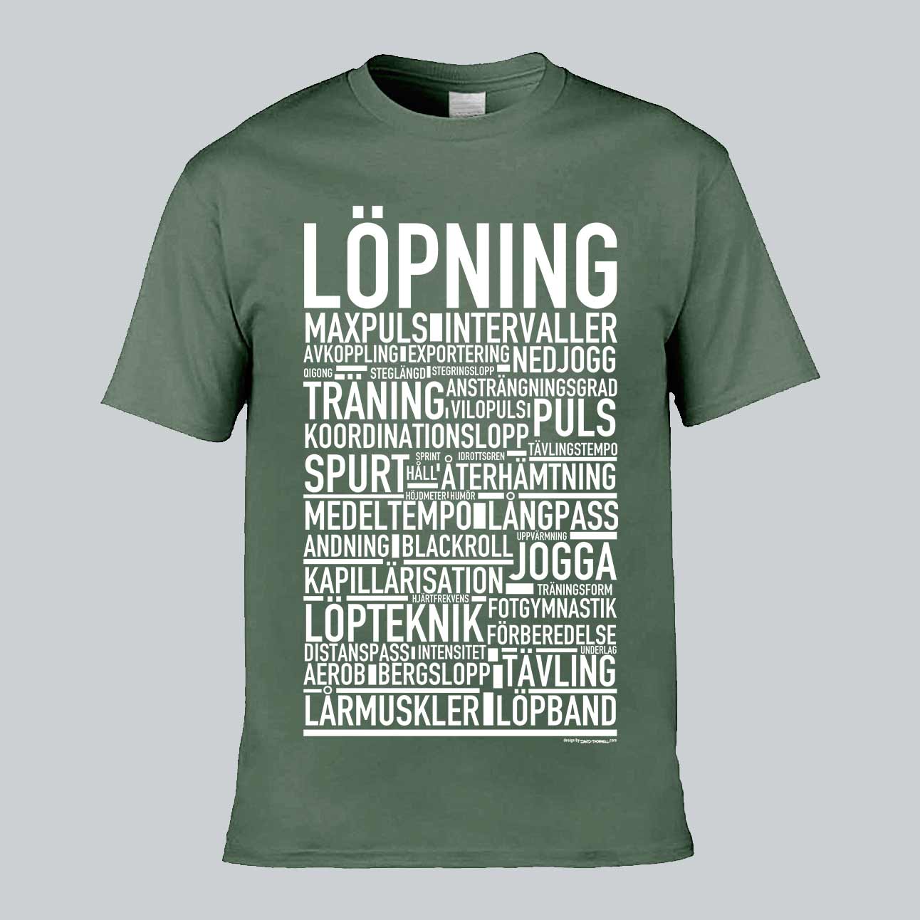 Löpning Text T-shirt