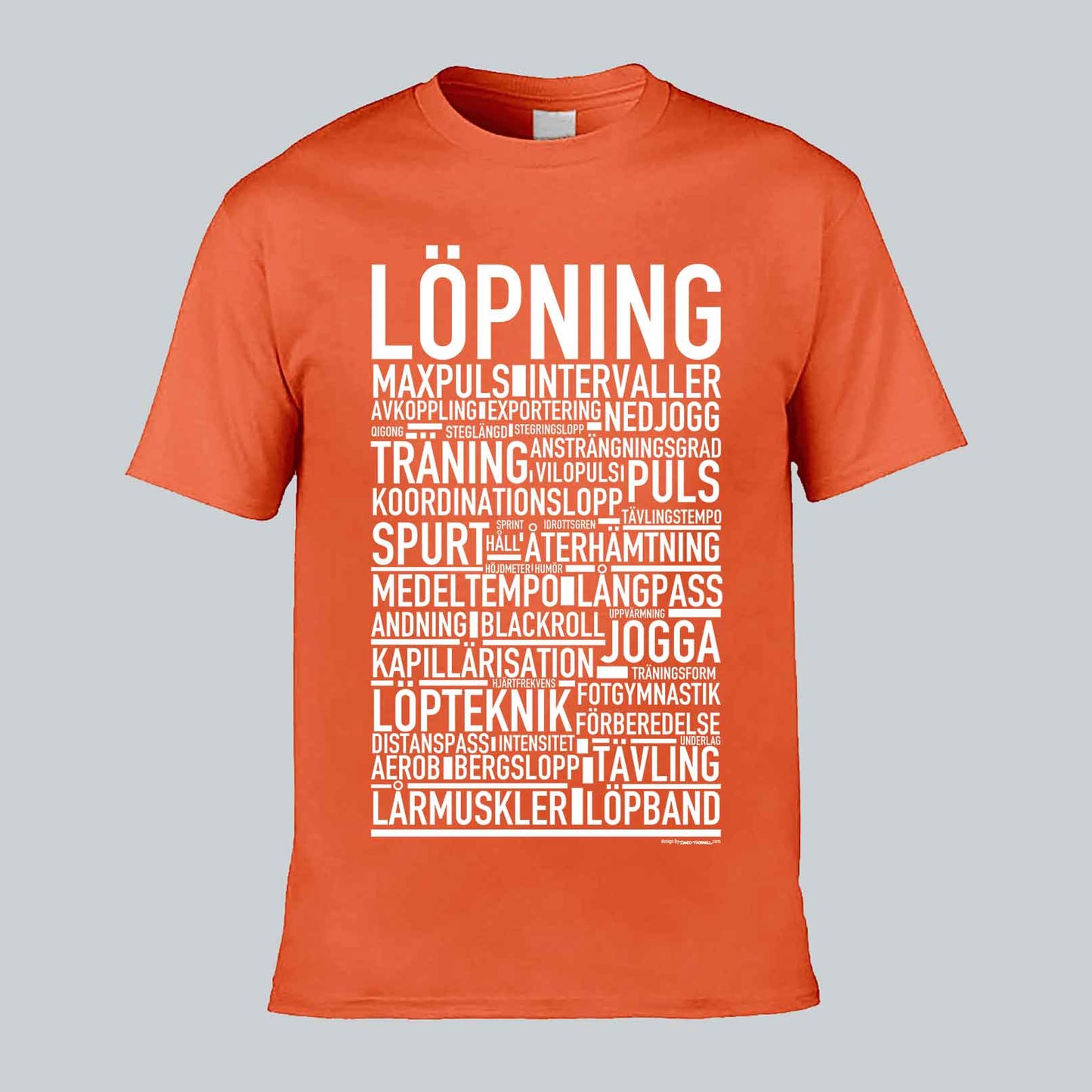 Löpning Text T-shirt