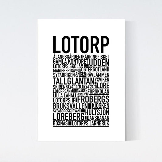 Lotorp Text Poster