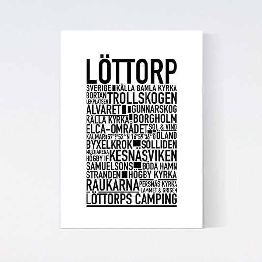 Löttorp Text Poster
