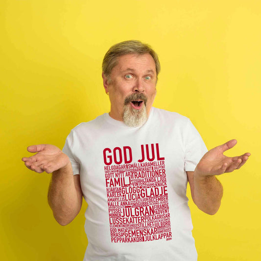 God Jul Text T-shirt
