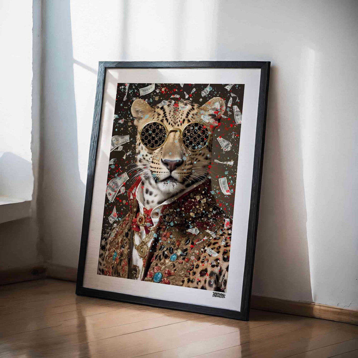 Royal Leopard Poster