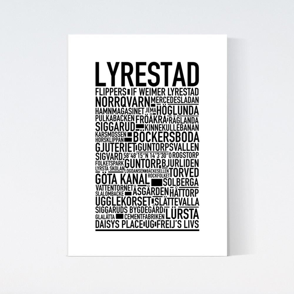 Lyrestad Text Poster