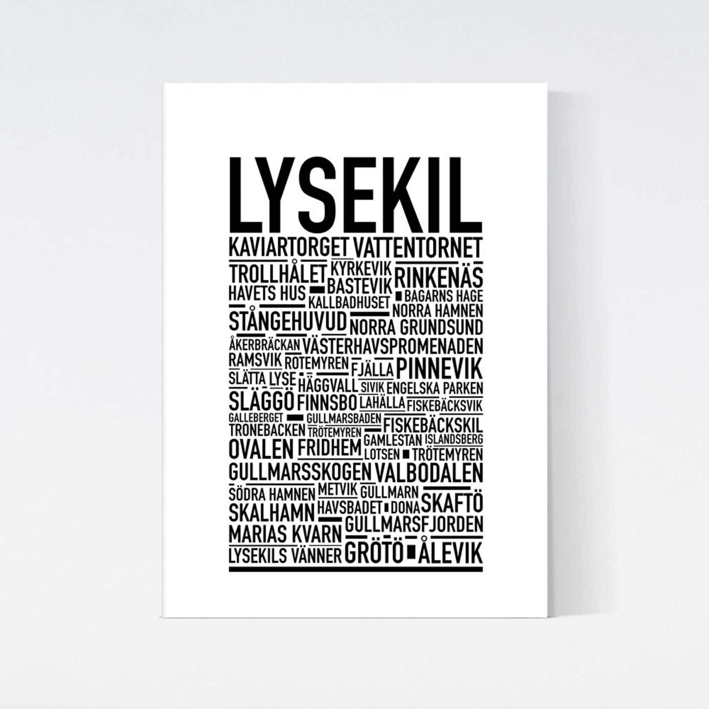 Lysekil Text Poster