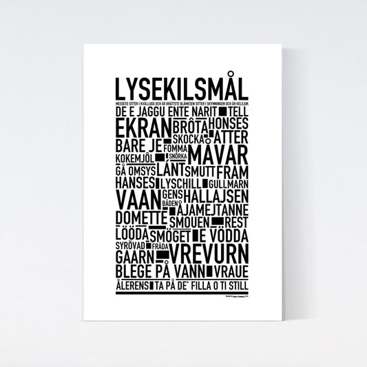 Lysekilsmål Dialekt Text Poster