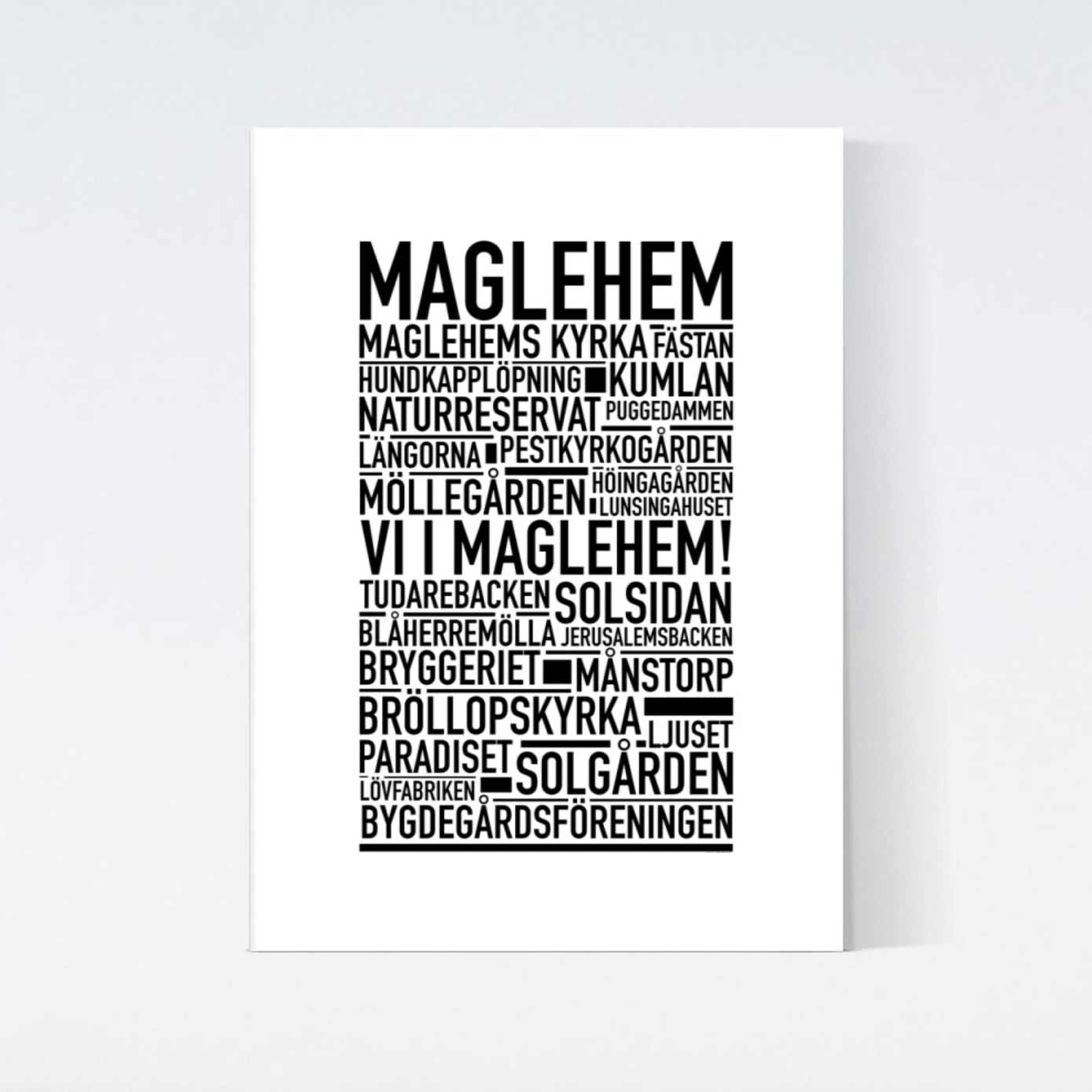 Maglehem Text Poster