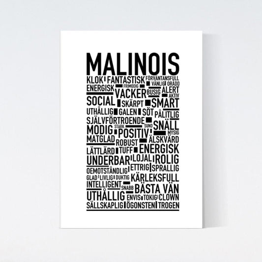 Malinois Text Poster