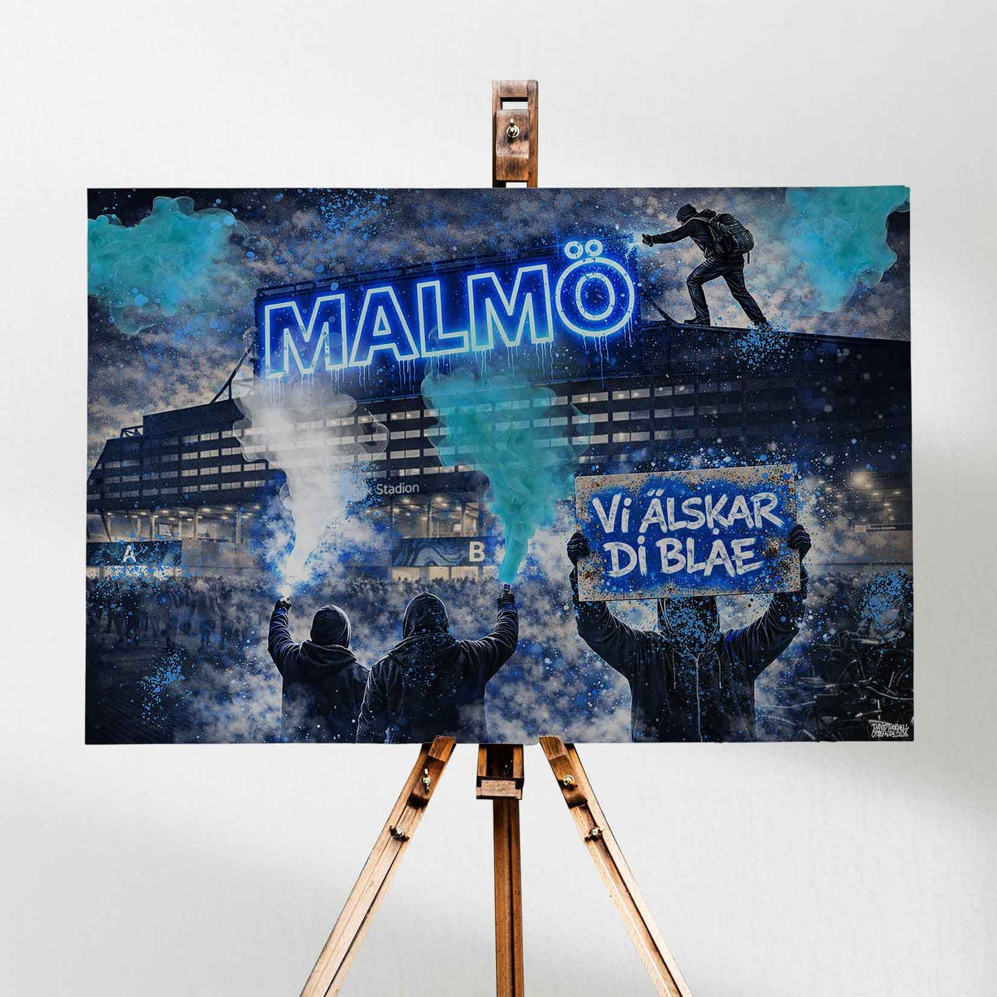 Malmö Di Blåe Canvas