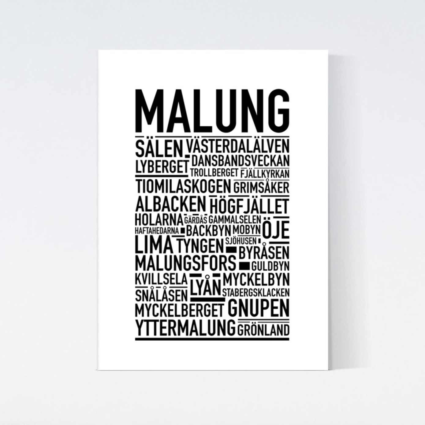 Malung Text Poster