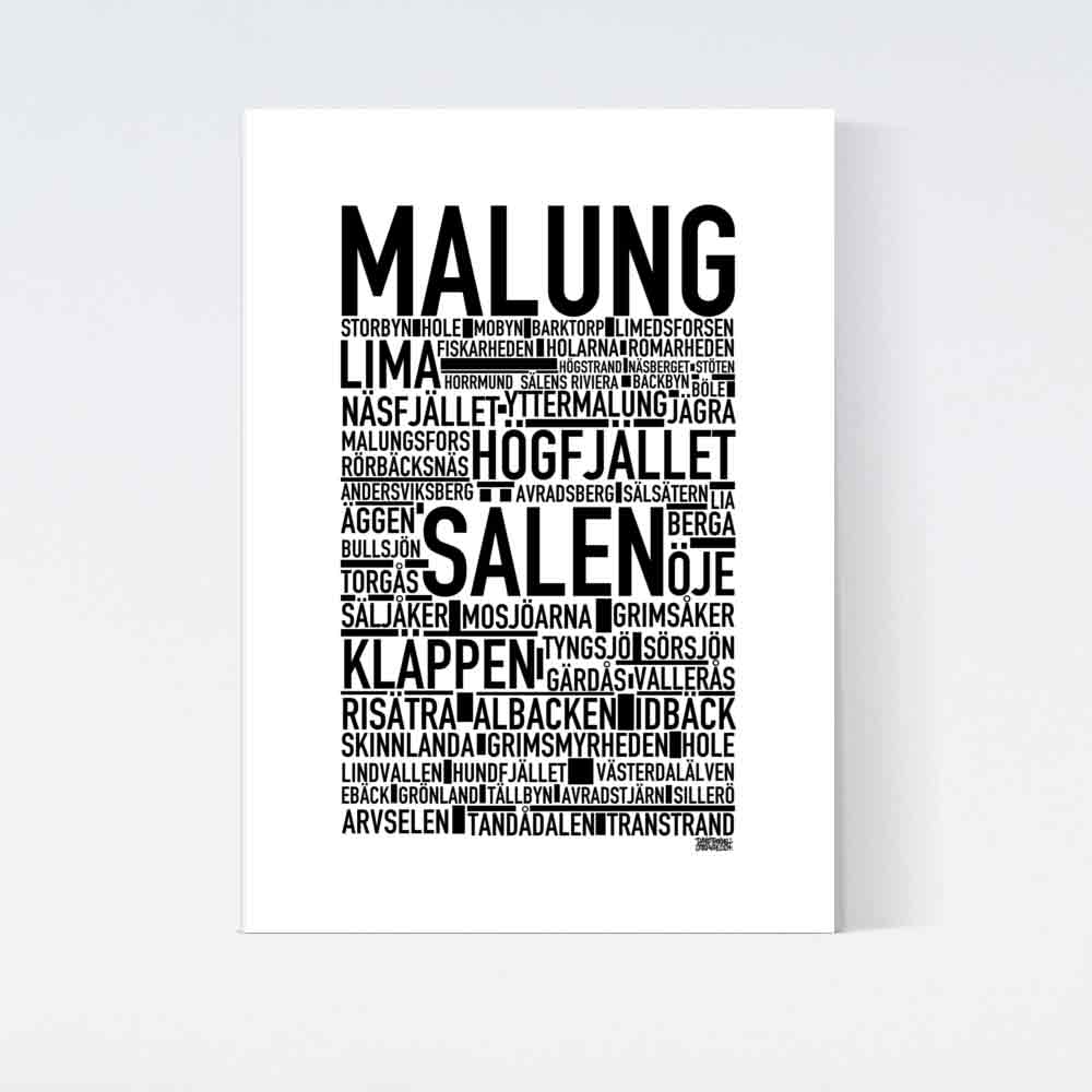 Malung Text Poster