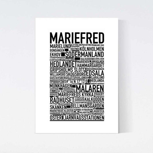 Mariefred Text Poster