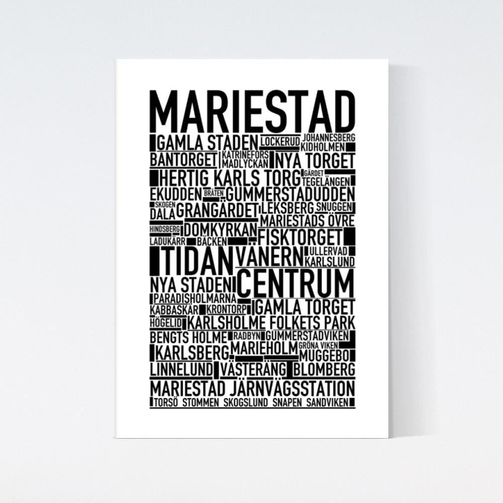 Mariestad Text Poster