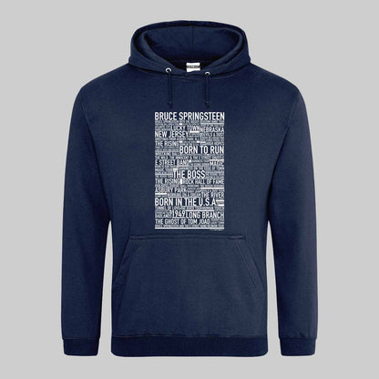 Bruce Springsteen Text Hoodie