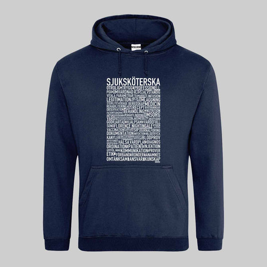 Sjuksköterska 2026 Text Hoodie