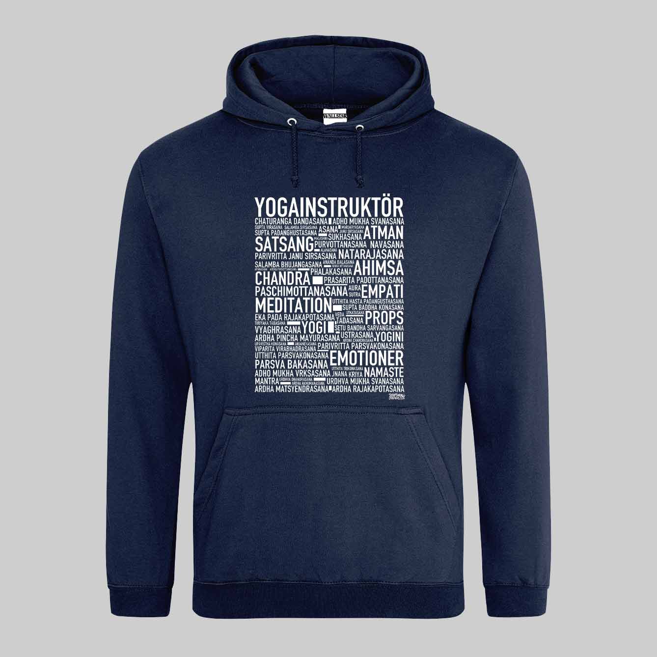 Yogainstruktör Text Hoodie