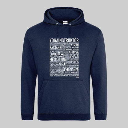 Yogainstruktör Text Hoodie