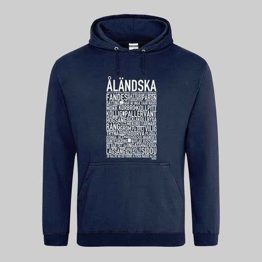 Åländska Dialekt Text Hoodie