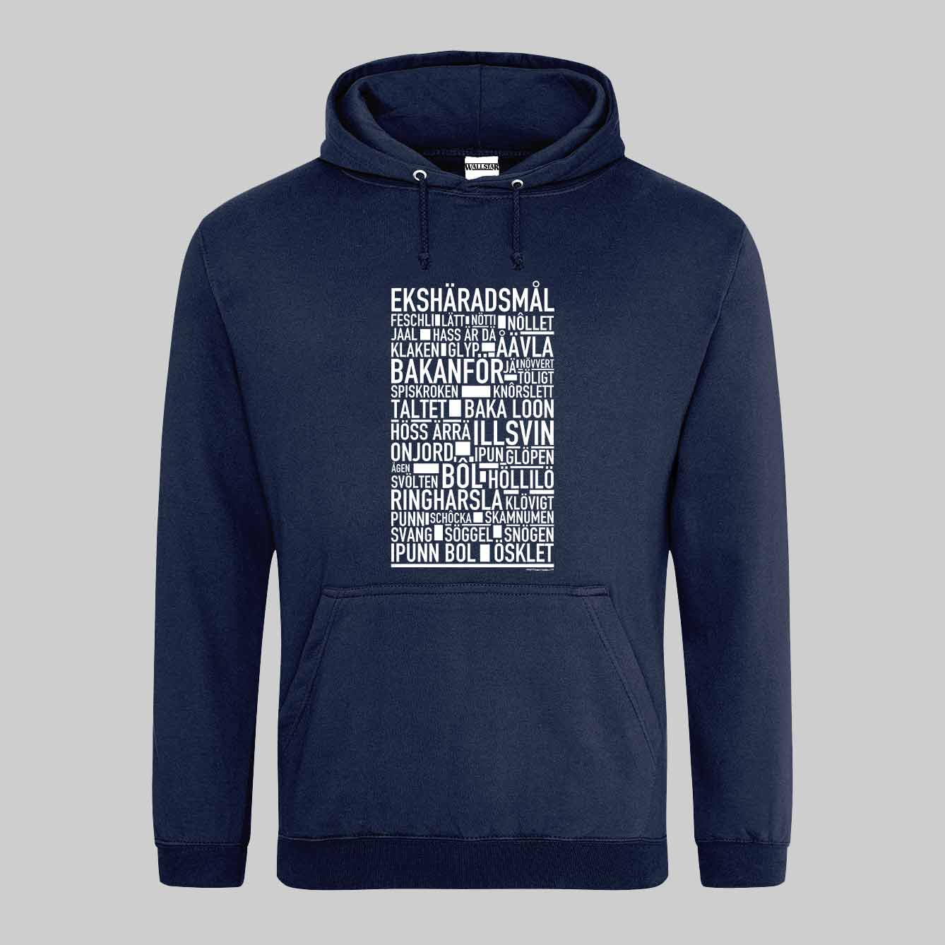 Ekshäradsmål Dialekt Text Hoodie