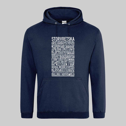 Storvretska Dialekt Text Hoodie