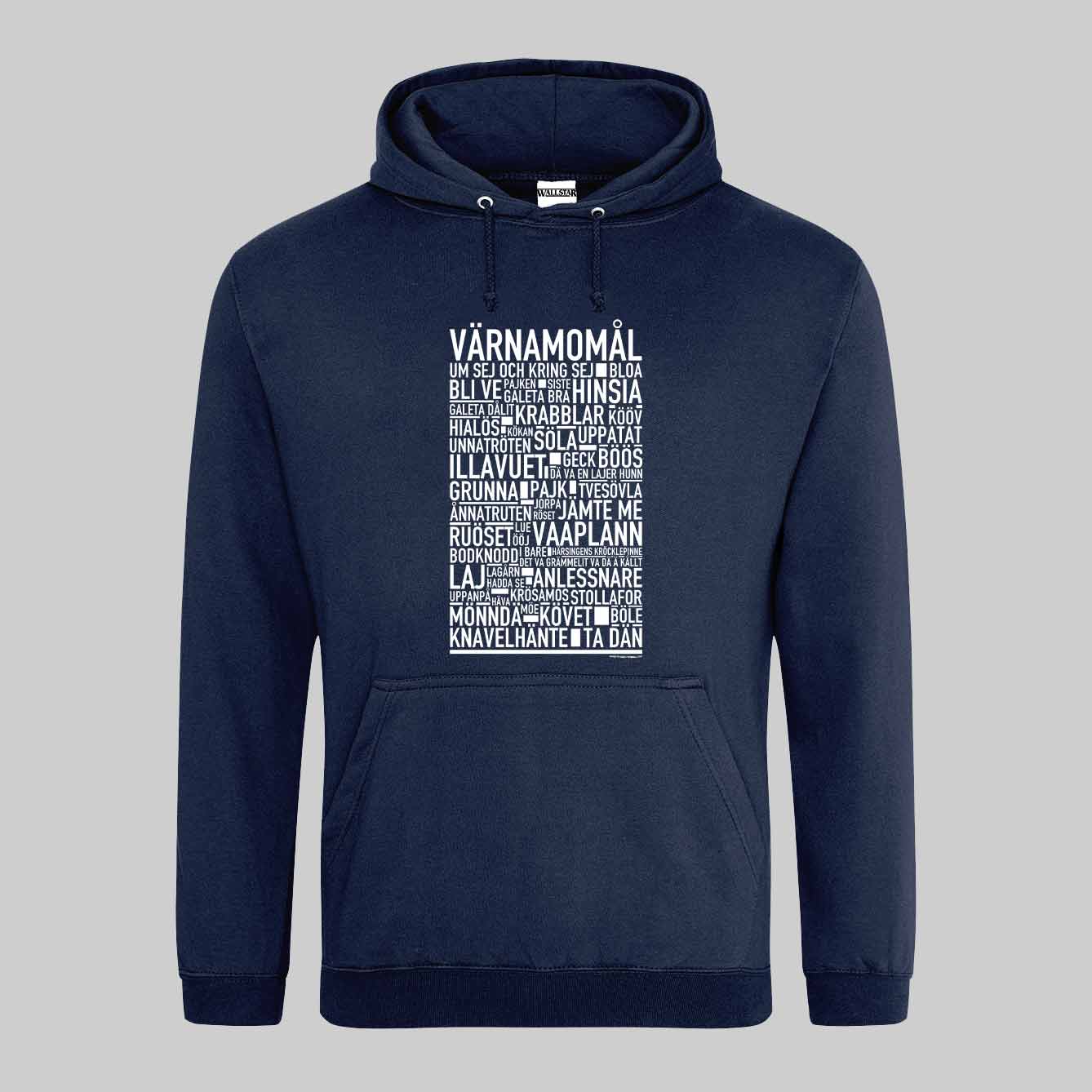Värnamomål Dialekt Text Hoodie