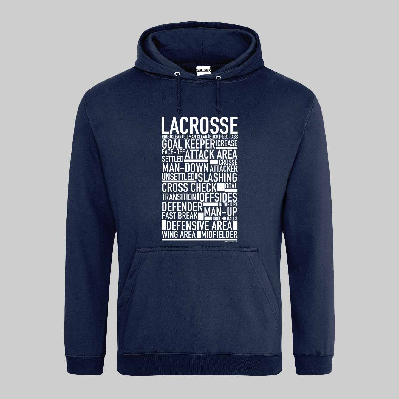 Lacrosse Text Hoodie
