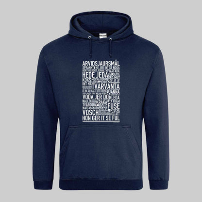 Arvidsjaursmål Dialekt Text Hoodie