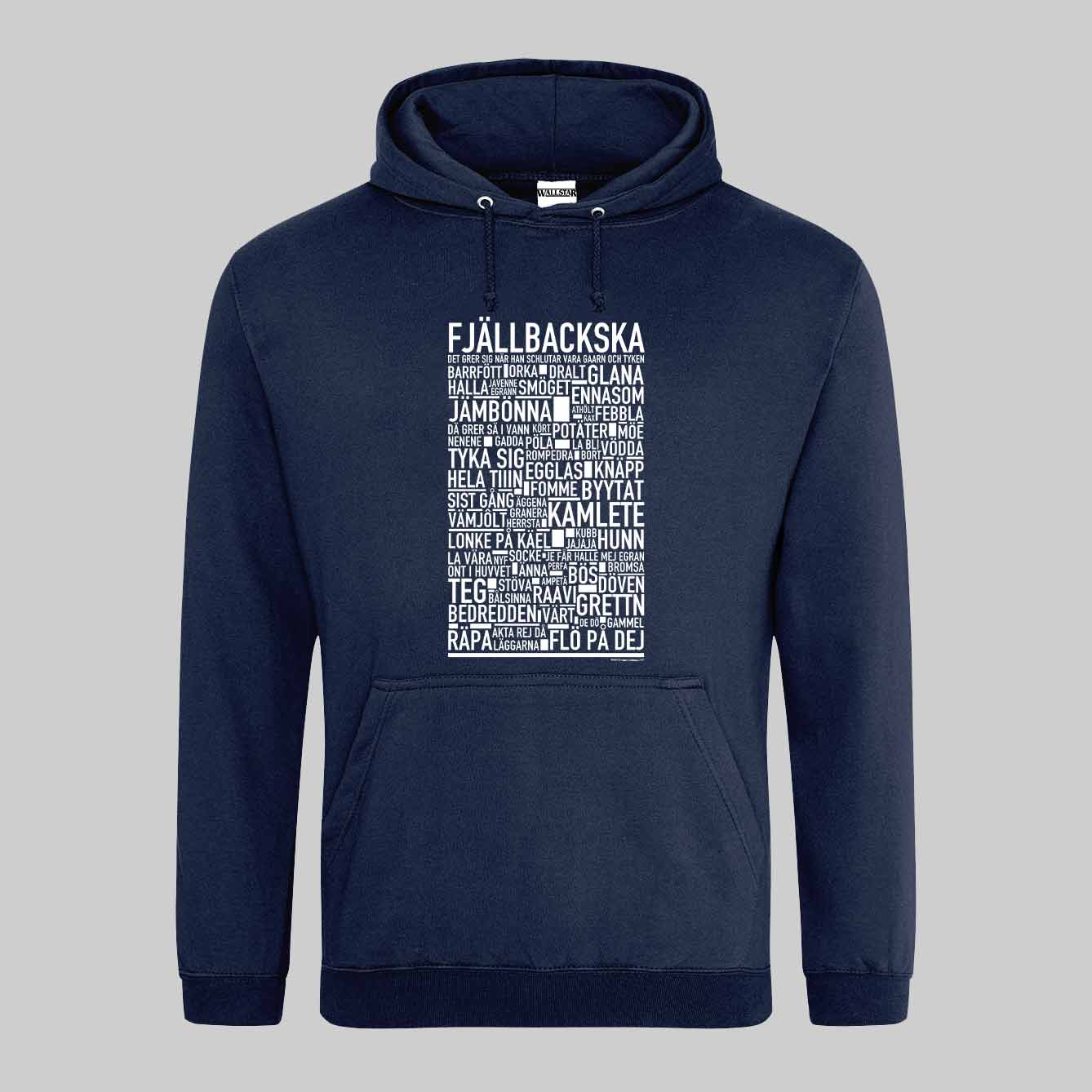 Fjällbackska Dialekt Text Hoodie