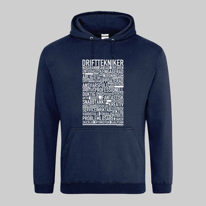 Drifttekniker Text Hoodie