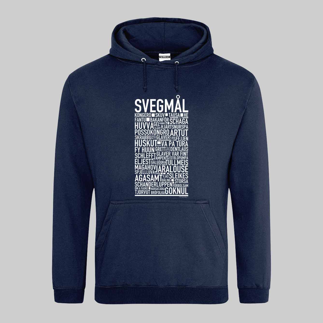 Svegmål Dialekt Text Hoodie