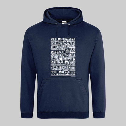 Ambulanssjukvårdare Text Hoodie