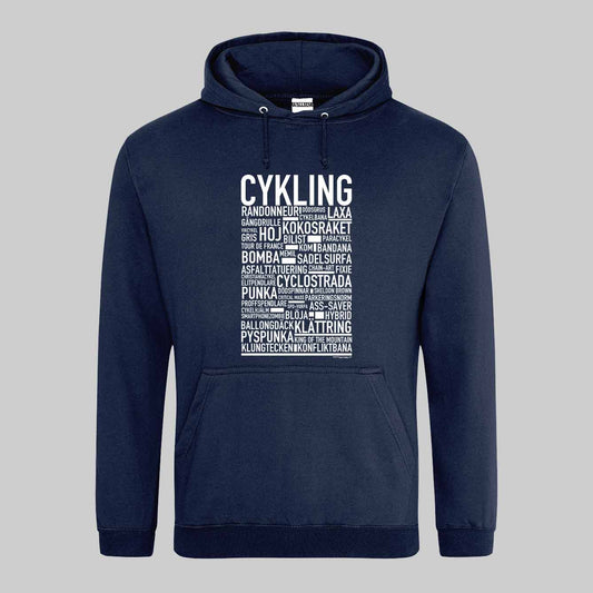 Cykling Text Hoodie