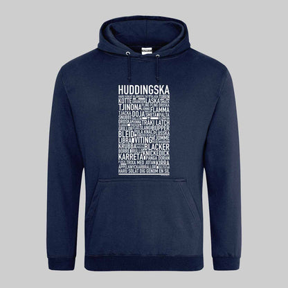 Huddingska Dialekt Text Hoodie