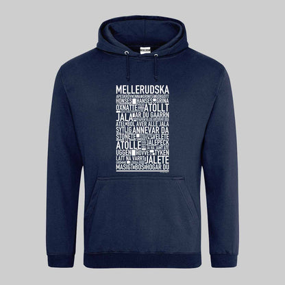 Mellerudska Dialekt Text Hoodie